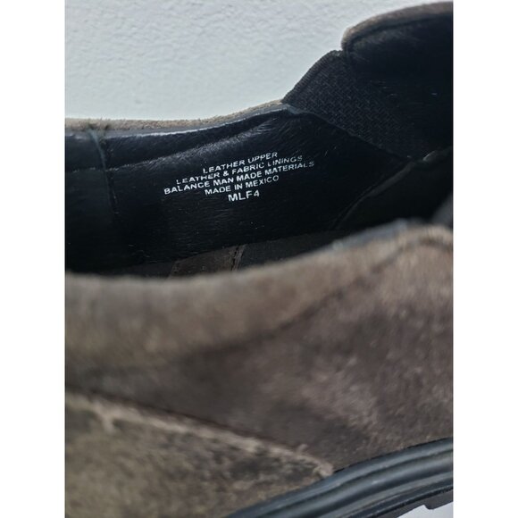 Born Men\'s Nigel Distressed Leather Slip-Ons‎ in Brown - Size 8 main image 4